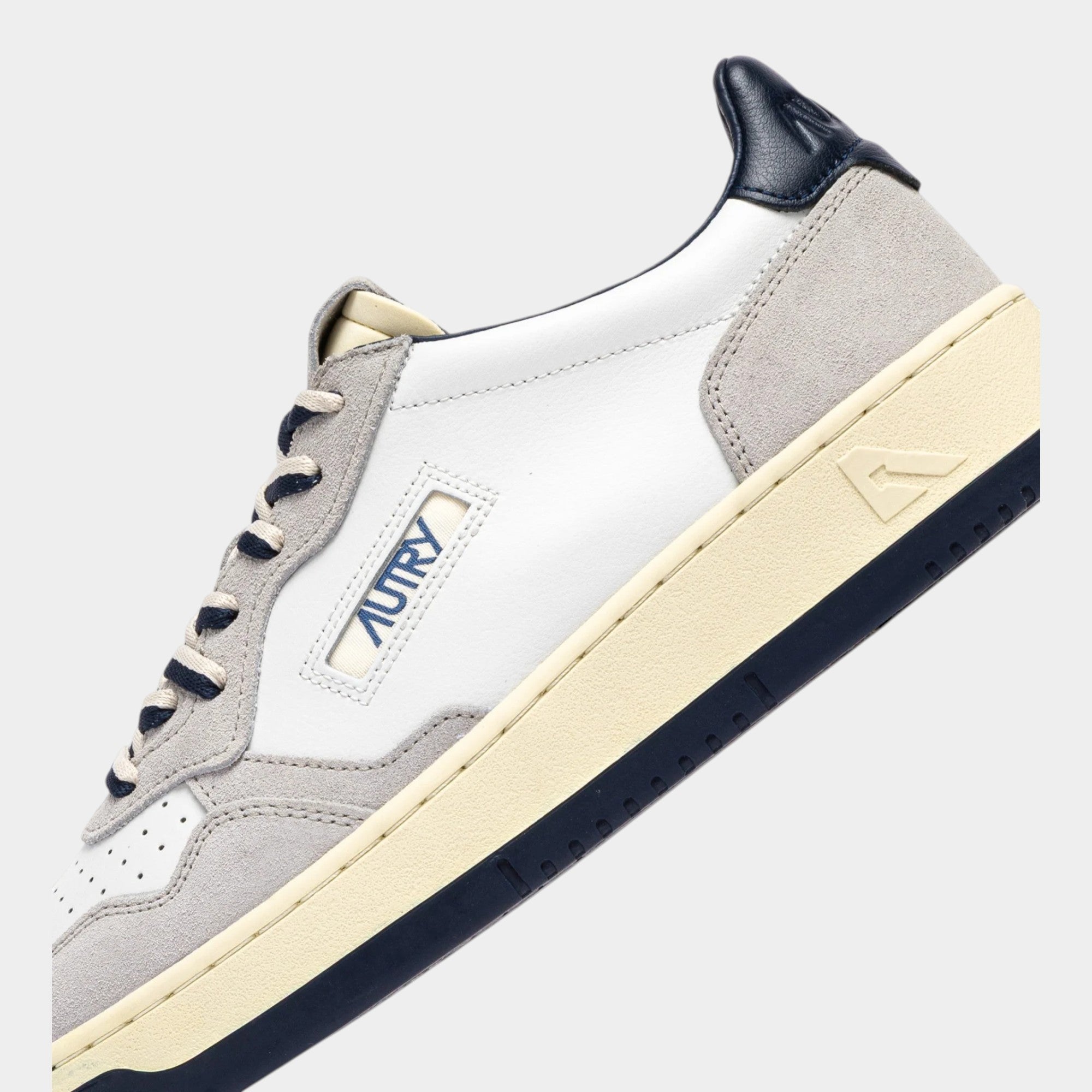 Autry Sneakers Medalist in pelle e suede - Grigio/Blu
