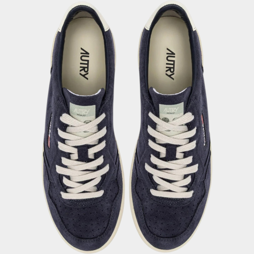 Autry Sneakers Medalist in Suede - Blu
