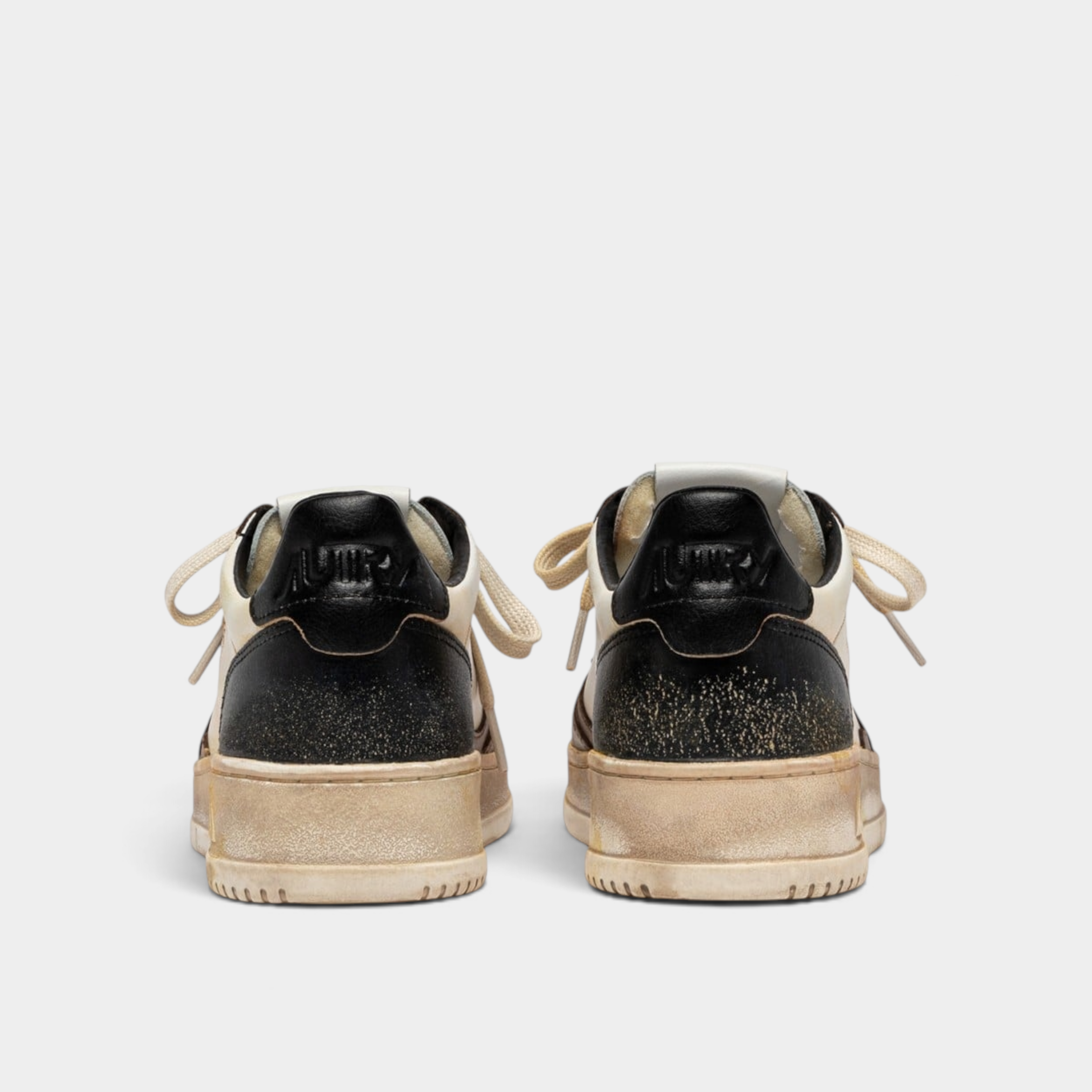 Autry Sneakers Medalist SuperVintage in pelle bicolor - Marrone e Nero