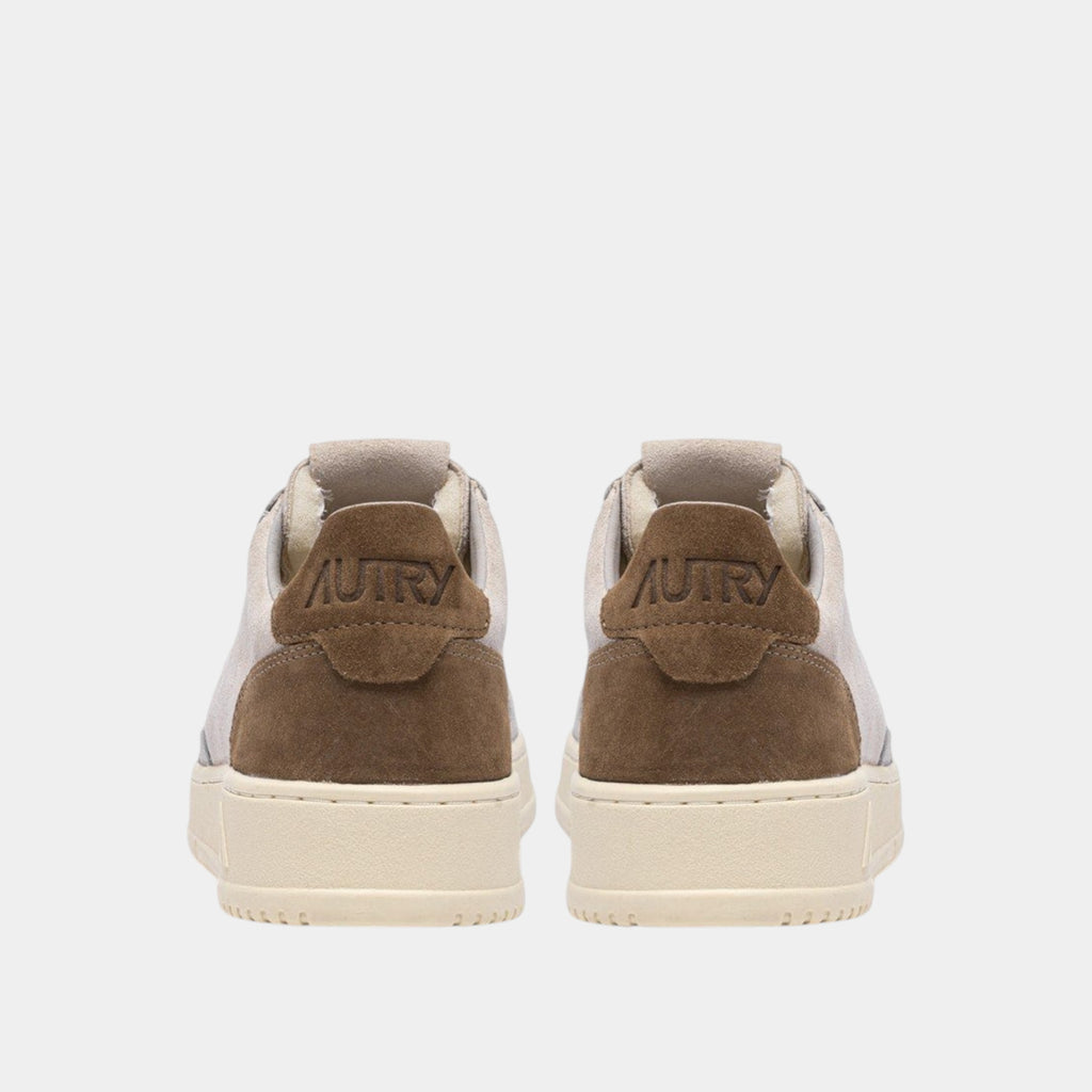 Autry Sneakers Medalist Tricolor in suede - Azzurro/Marrone