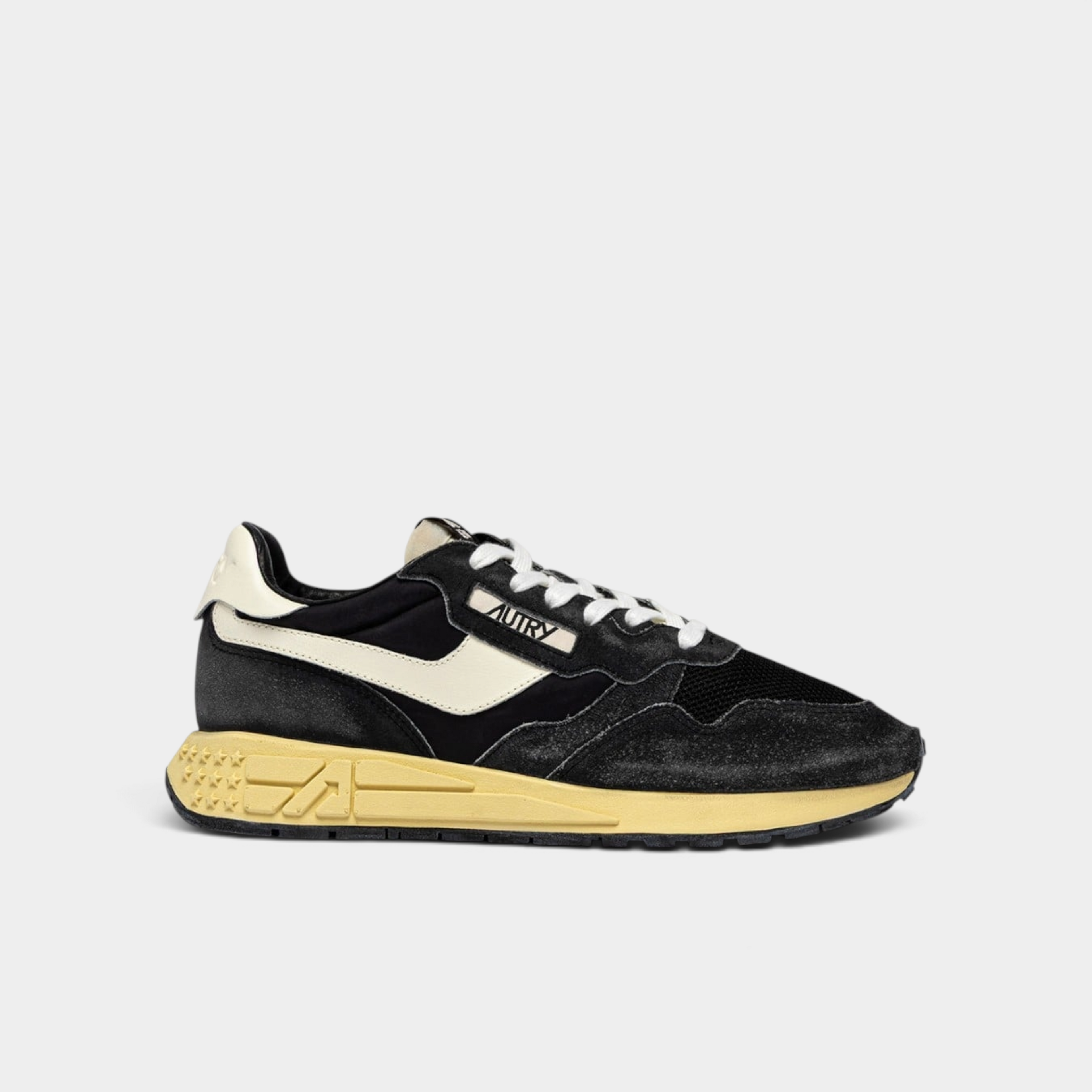 Autry Sneakers Reelwind in nylon e suede Used - Nero