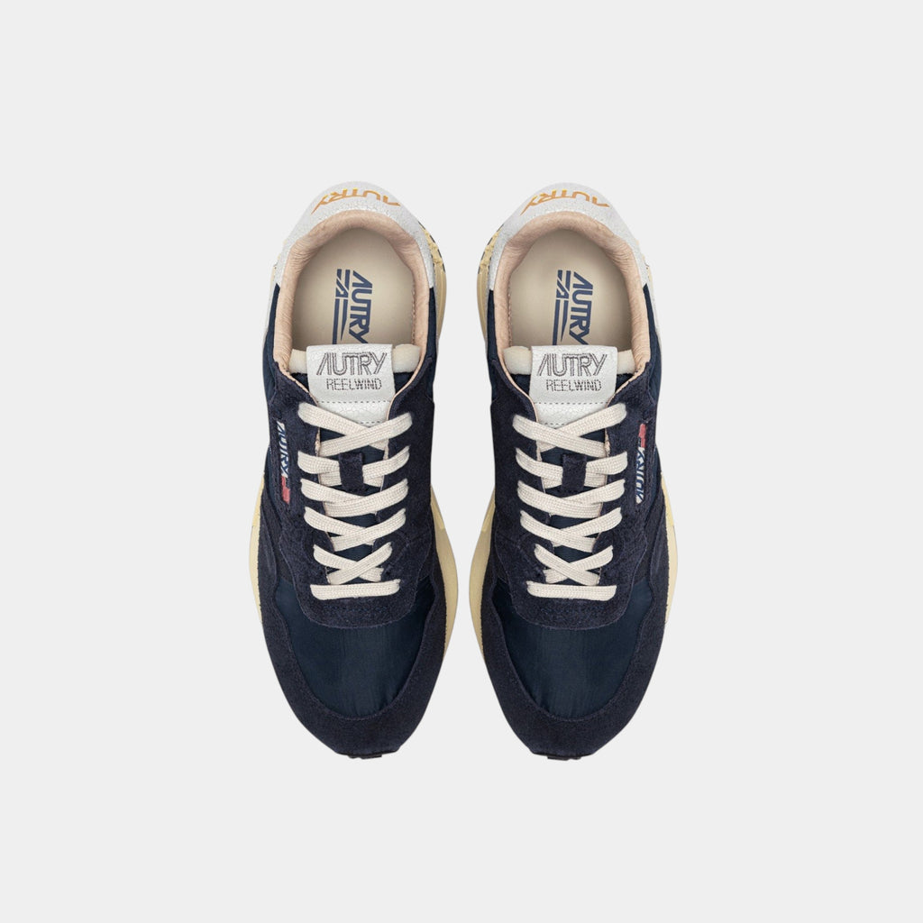 Autry Sneakers Reelwind in Nylon e Suede - Blu/Bianco