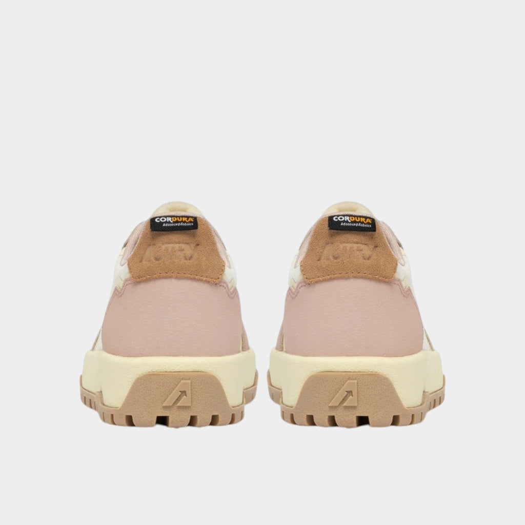 Autry Sneakers Wildpace in mesh e suede - Rosa/Panna