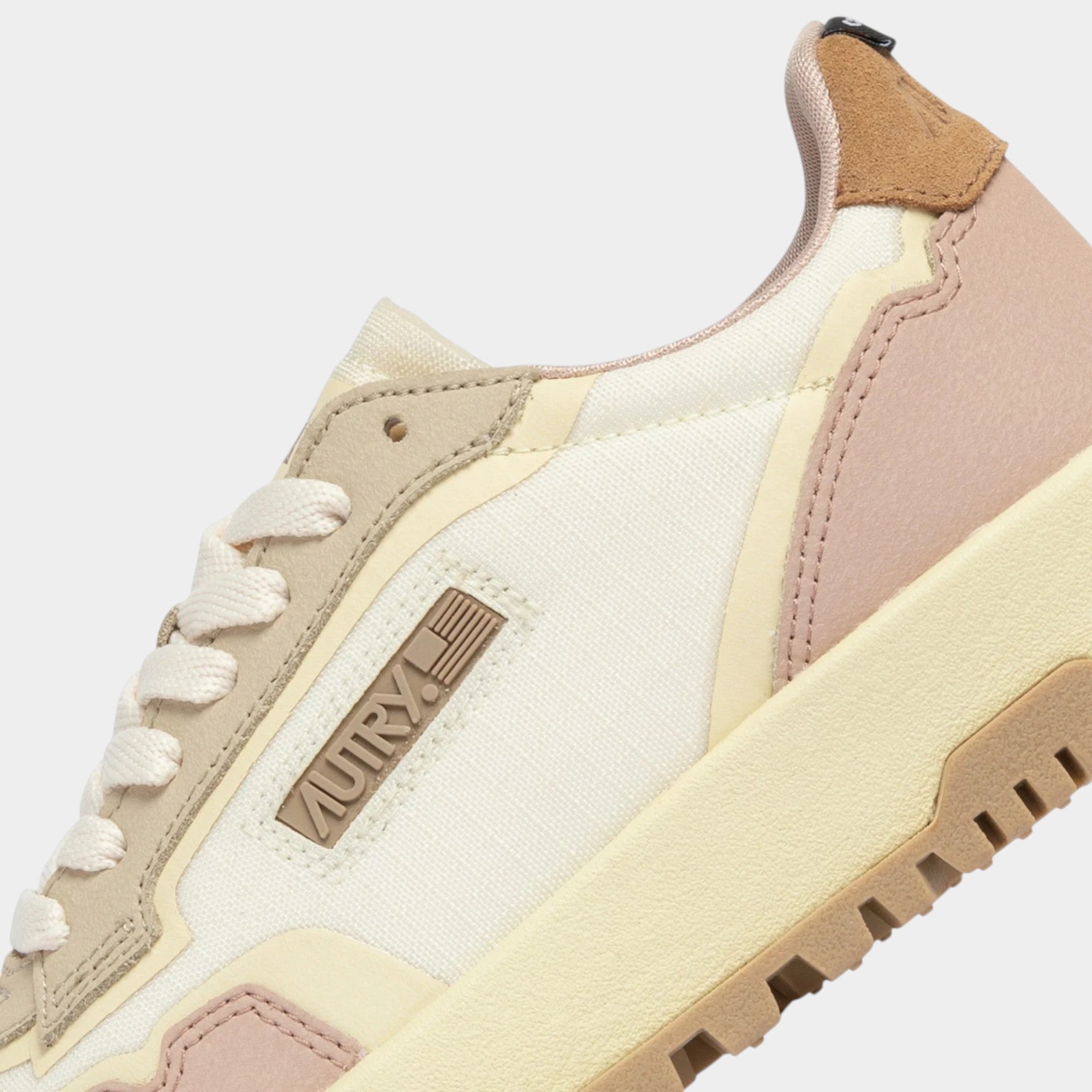 Autry Sneakers Wildpace in mesh e suede - Rosa/Panna