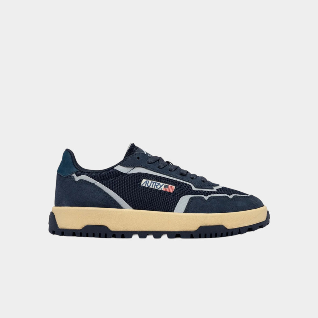 Autry Sneakers Wildpace in mesh e suede - Blu