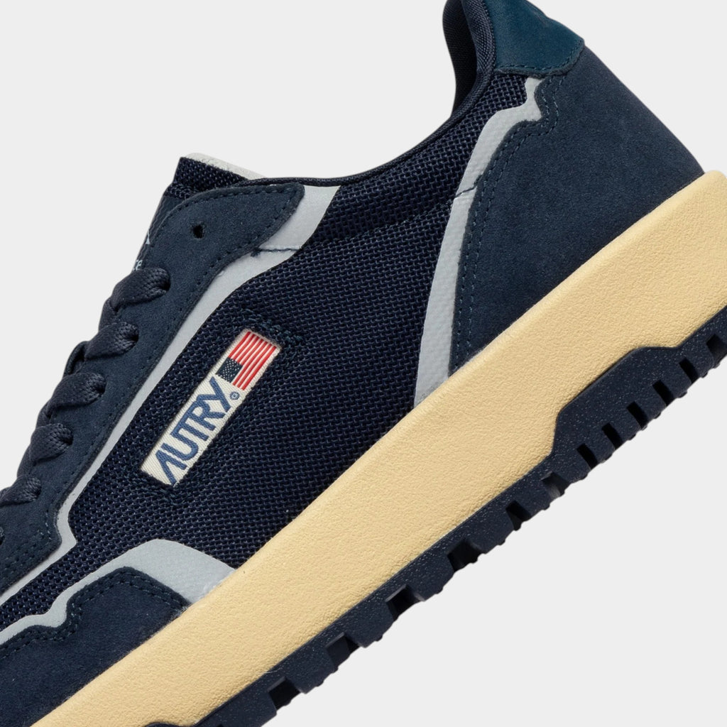 Autry Sneakers Wildpace in mesh e suede - Blu
