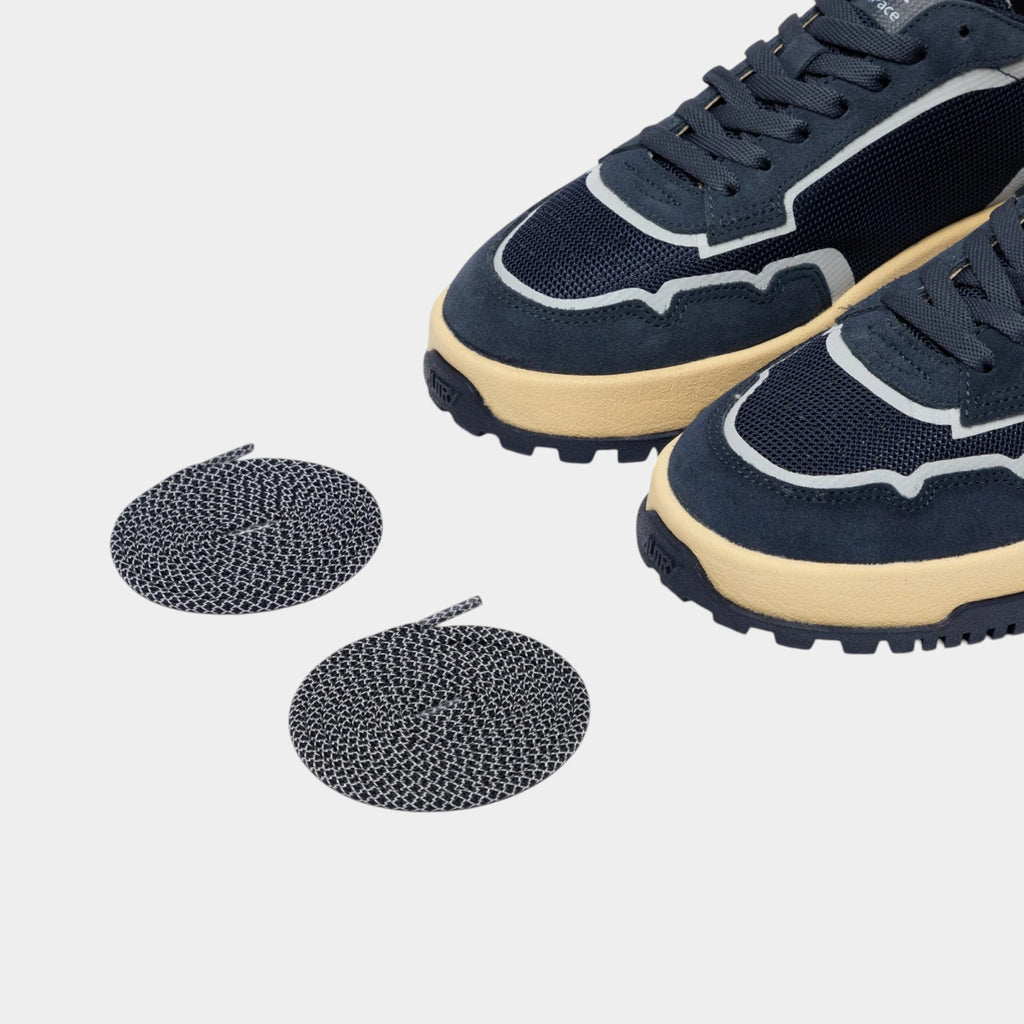 Autry Sneakers Wildpace in mesh e suede - Blu