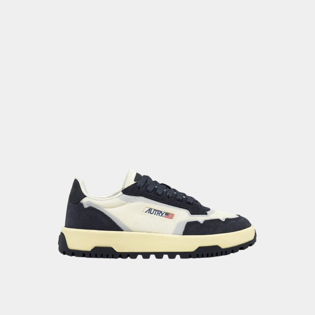 Autry Sneakers Wildpace in mesh e suede - Blu/Bianco