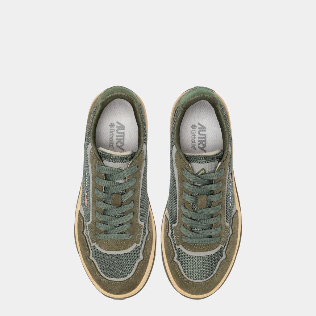 Autry Sneakers Wildpace in mesh e suede - Verde