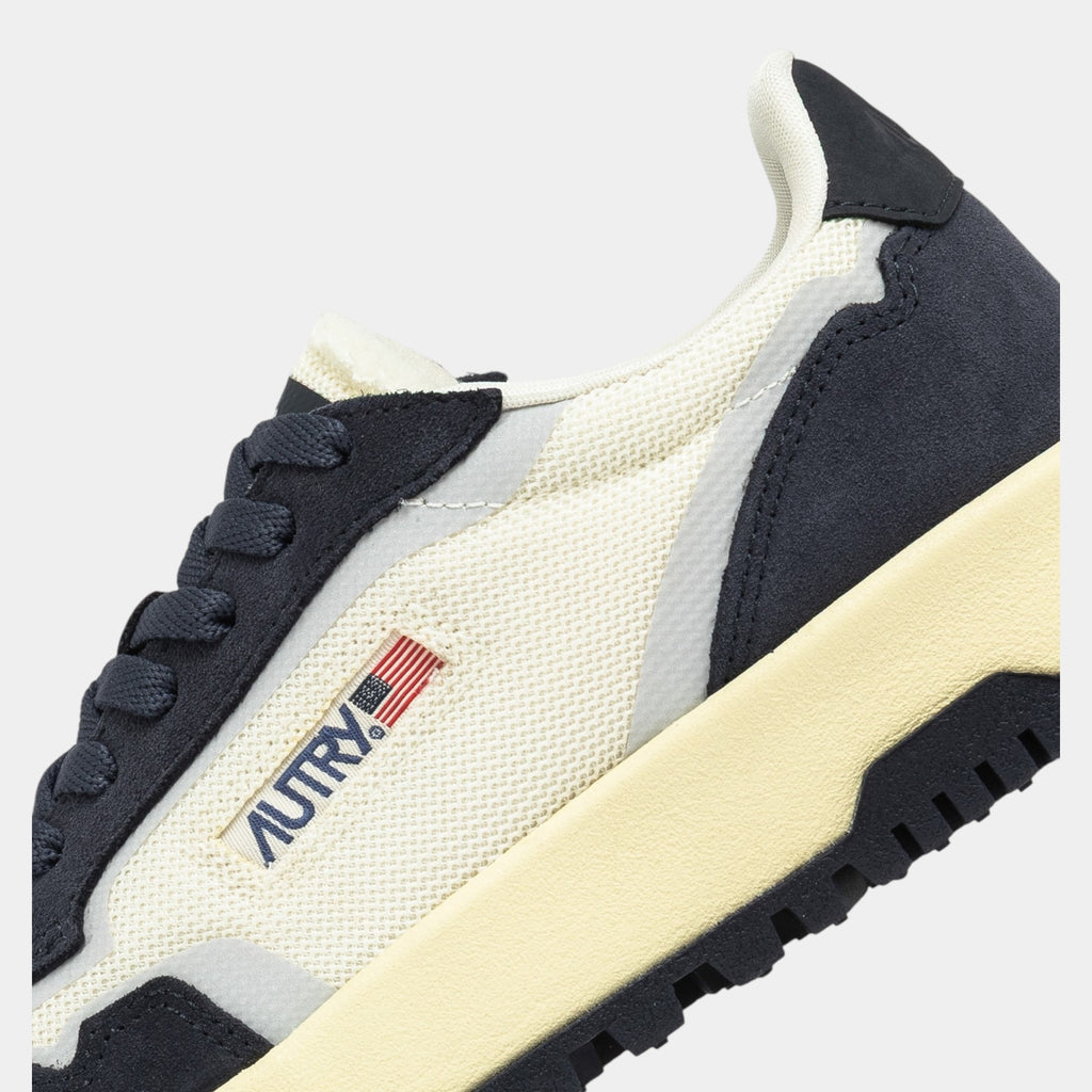 Autry Sneakers Wildpace in mesh e suede - Blu/Bianco