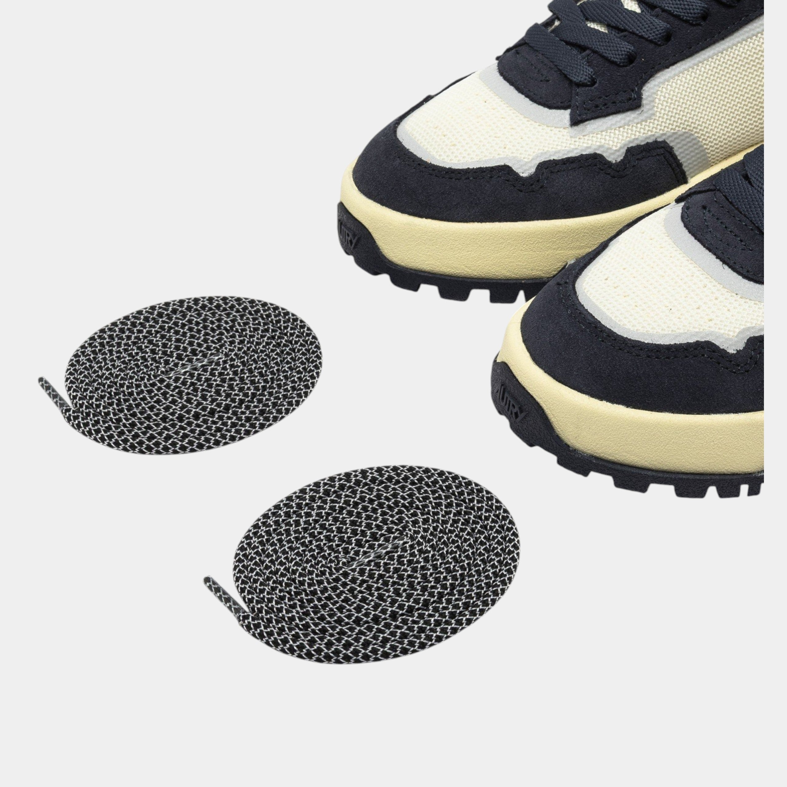 Autry Sneakers Wildpace in mesh e suede - Blu/Bianco