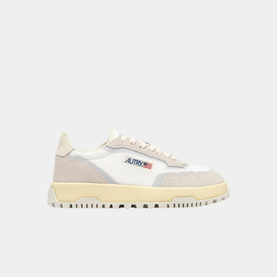 Autry Sneakers Wildpace in mesh e suede - Bianco