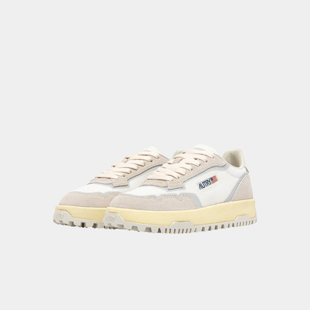 Autry Sneakers Wildpace in mesh e suede - Bianco