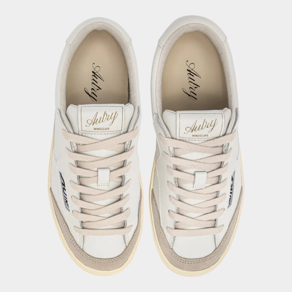 Autry Sneakers Windscape in pelle - Bianco