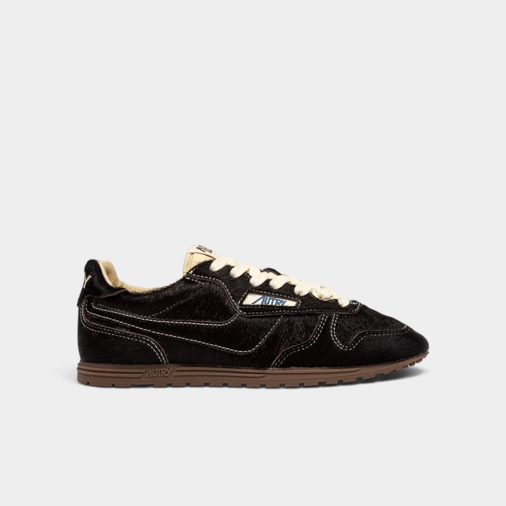 Autry Sneakers Windspin in cavallino - Marrone