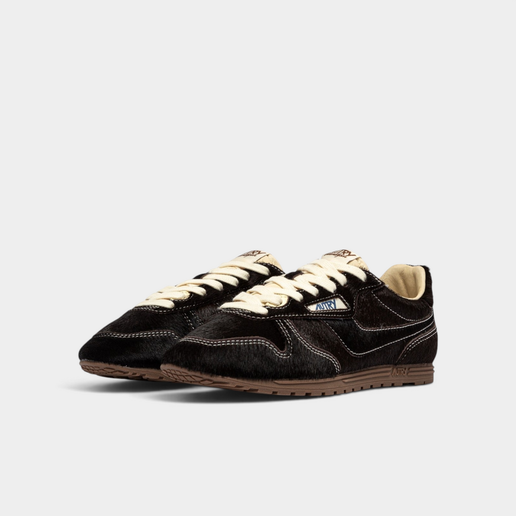 Autry Sneakers Windspin in cavallino - Marrone