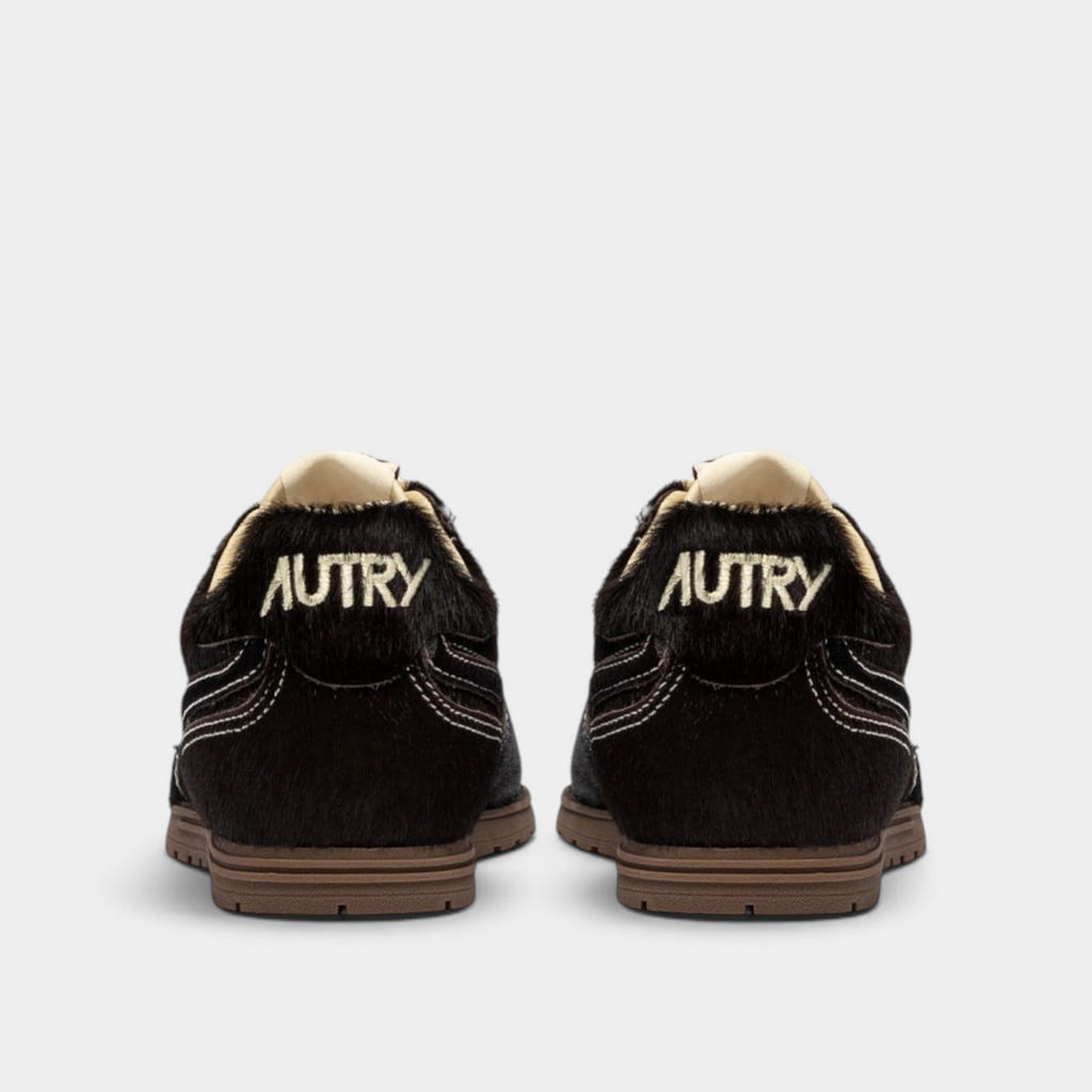 Autry Sneakers Windspin in cavallino - Marrone