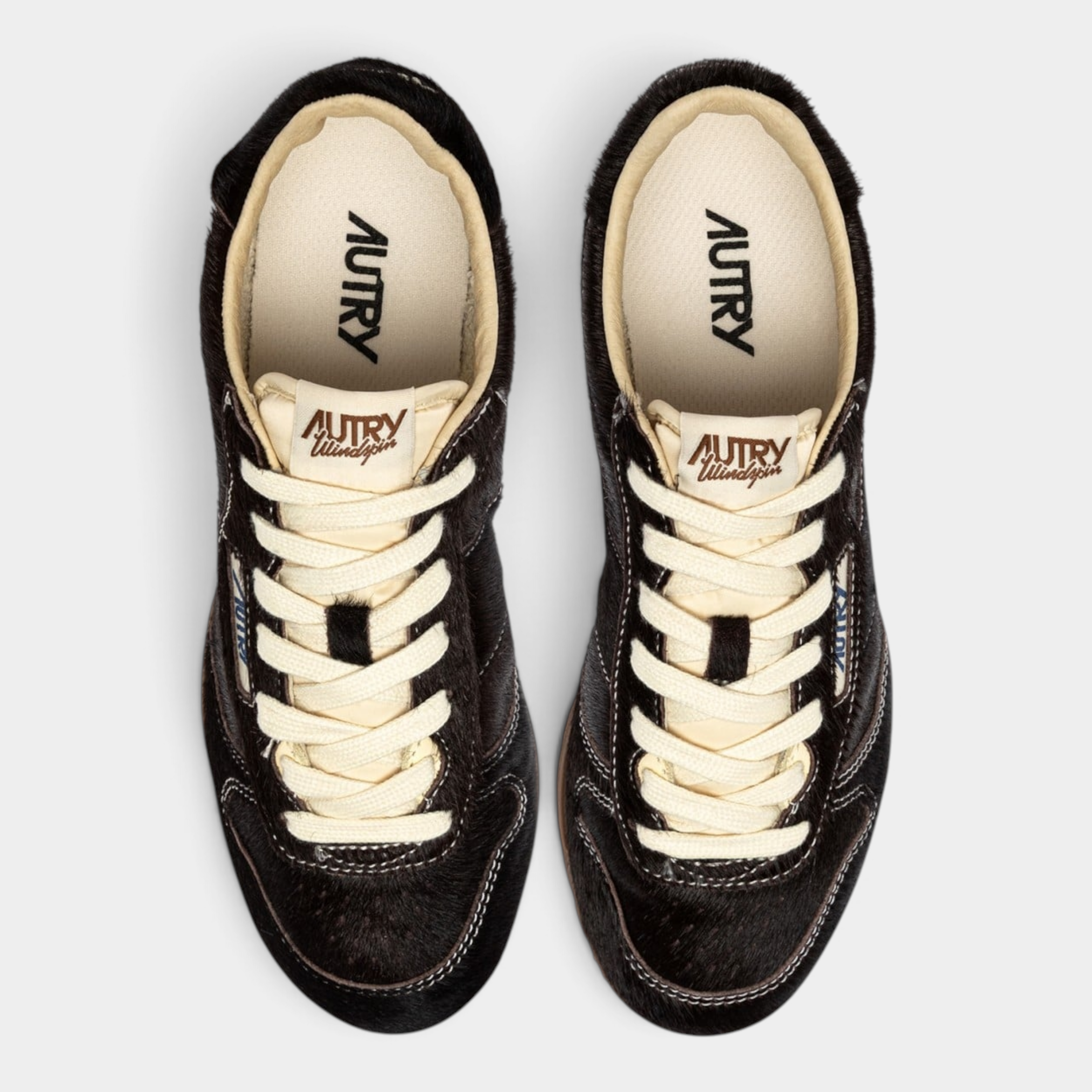 Autry Sneakers Windspin in cavallino - Marrone