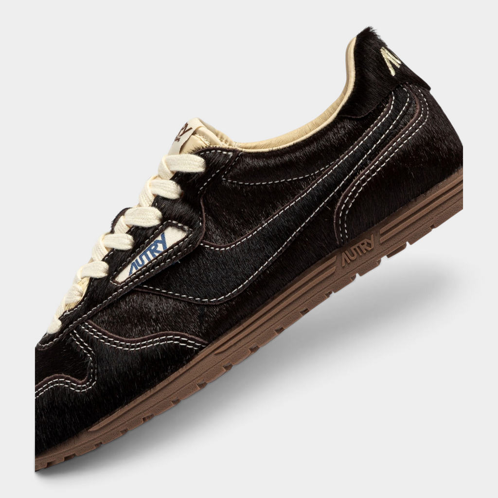 Autry Sneakers Windspin in cavallino - Marrone