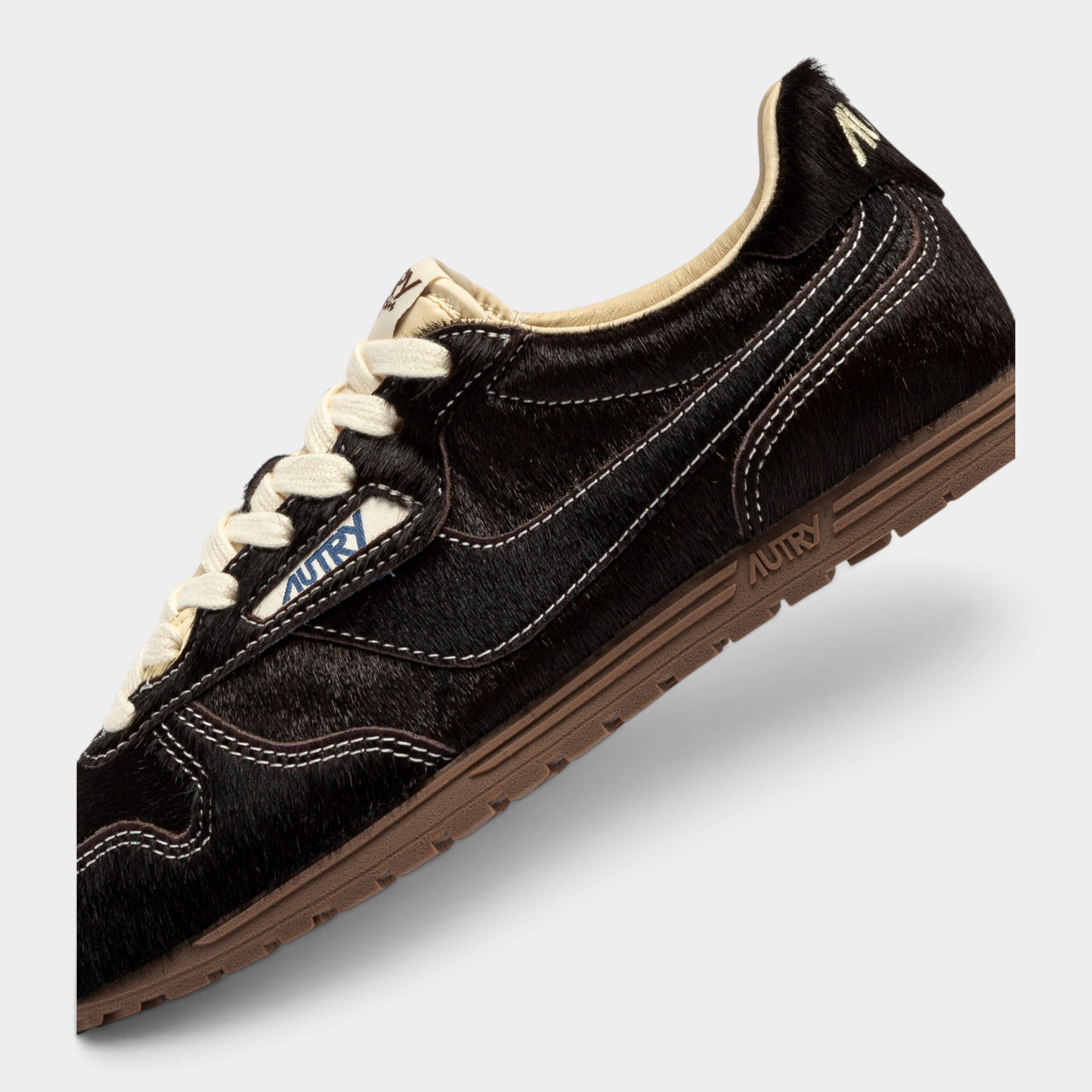 Autry Sneakers Windspin in cavallino - Marrone