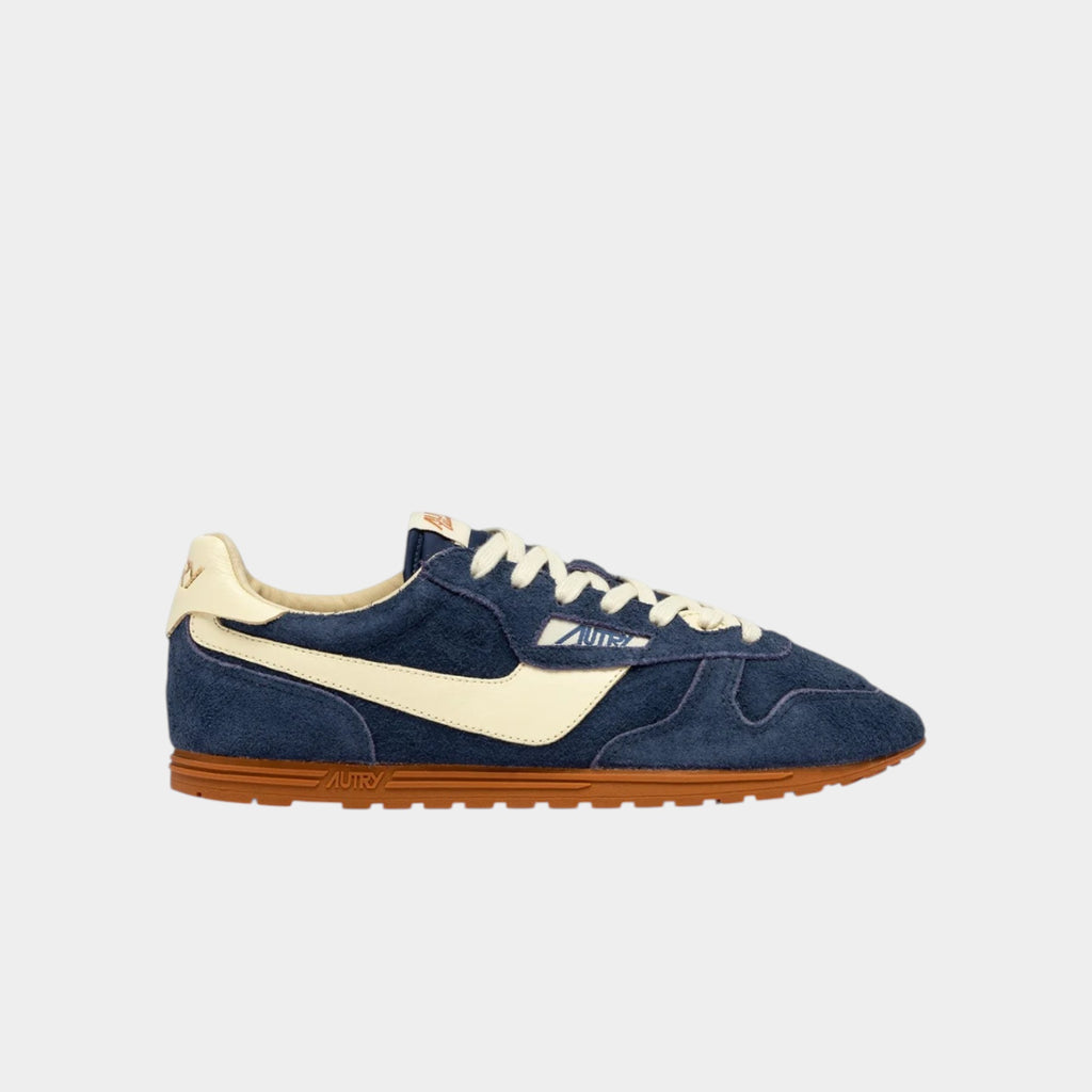 Autry Sneakers Windspin in suede - Blu