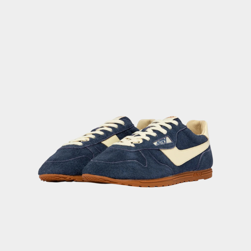 Autry Sneakers Windspin in suede - Blu
