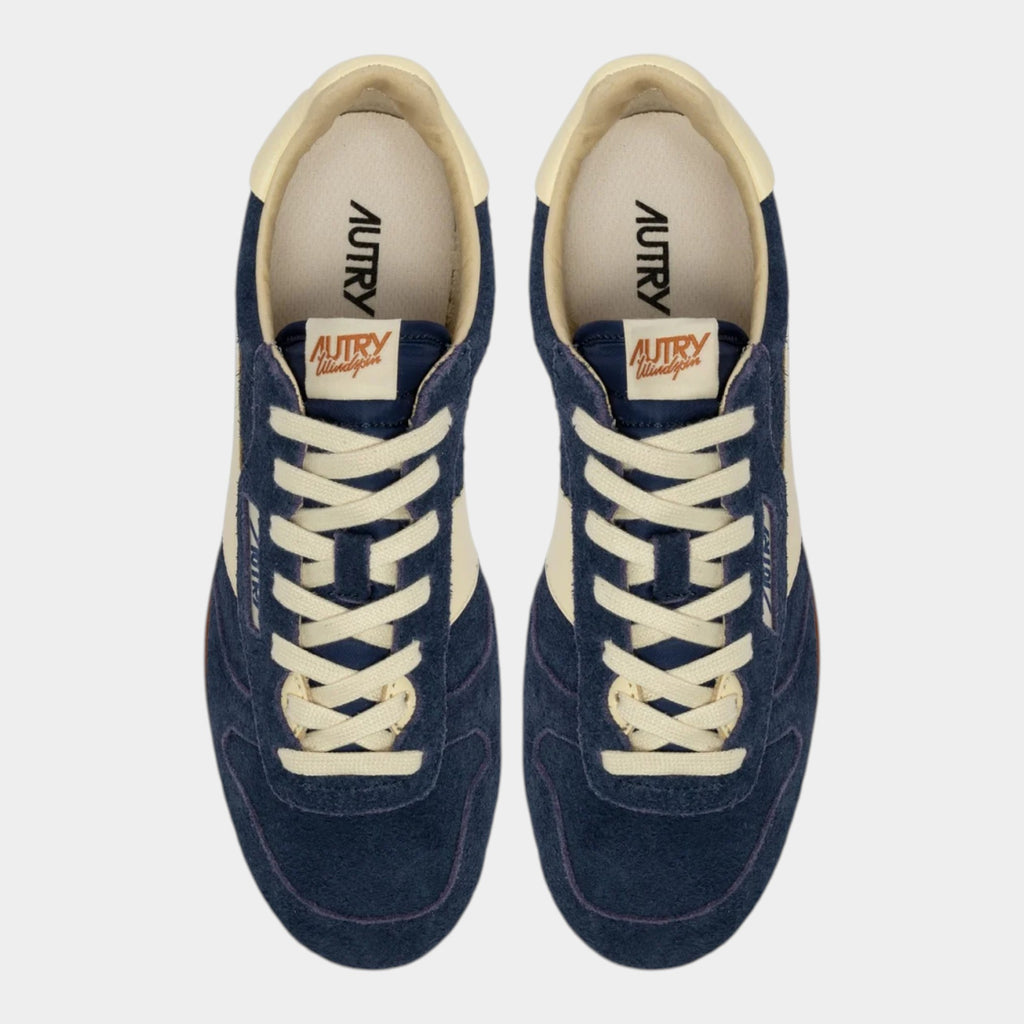Autry Sneakers Windspin in suede - Blu