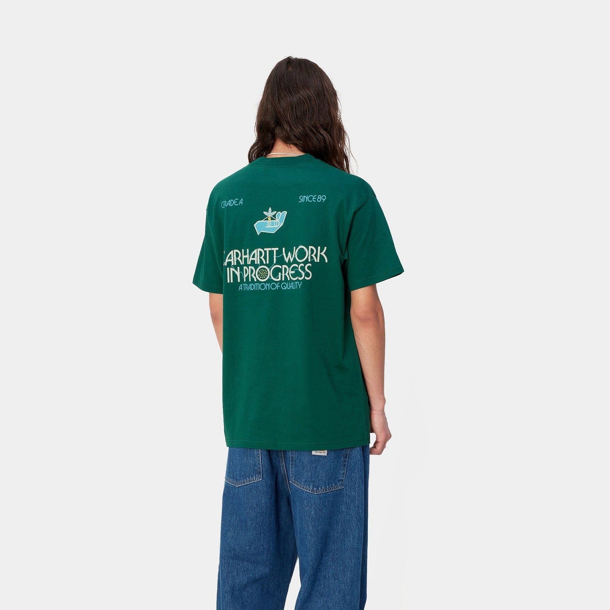 T-Shirt Soil in cotone - Verde - Hubert Humangoods