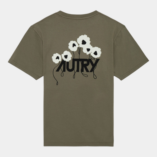 Autry T-Shirt grafica floreale - Militare