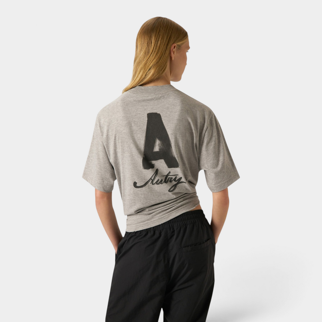 Autry Tee Shirt Heritage effetto used con stampa A - Grigio