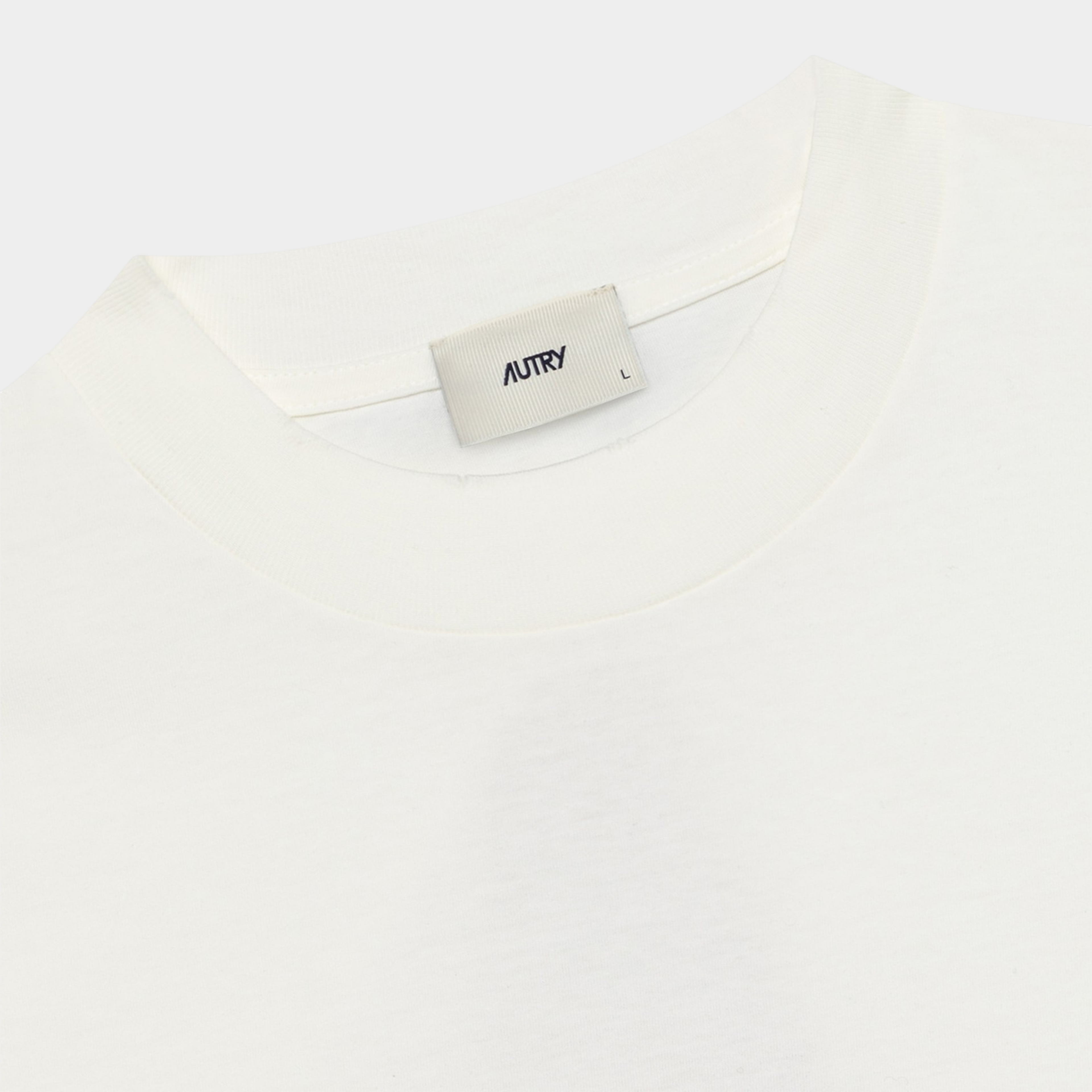 Autry Tee Shirt Heritage effetto used con stampa A - Panna
