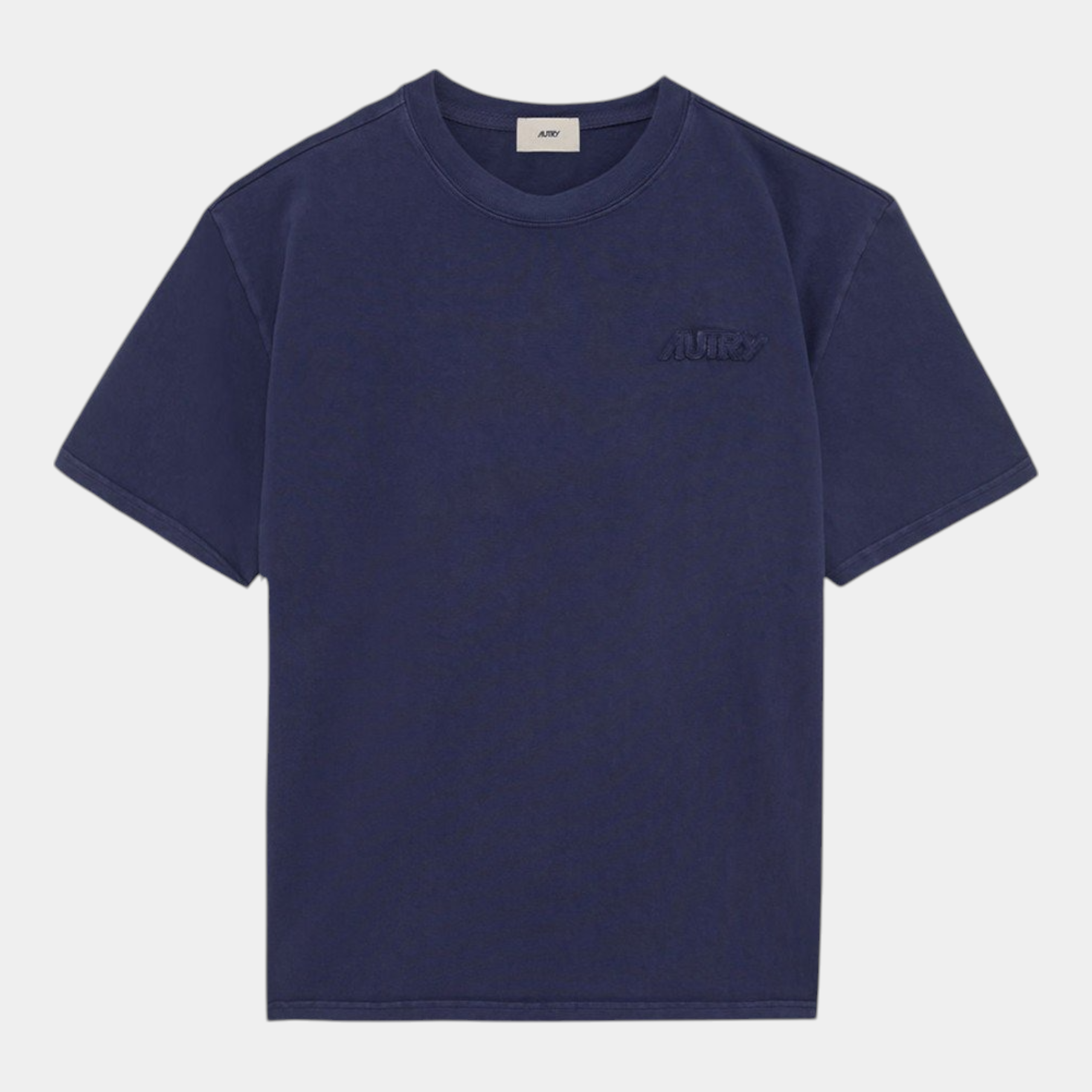 Autry Tee Shirt con logo patch - Blu