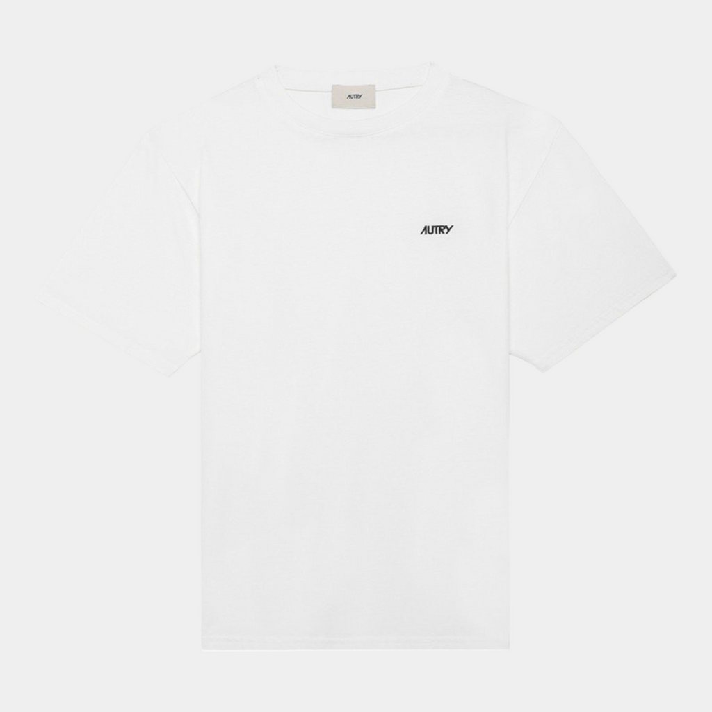 Autry Tee Shirt con logo ricamato - Bianco