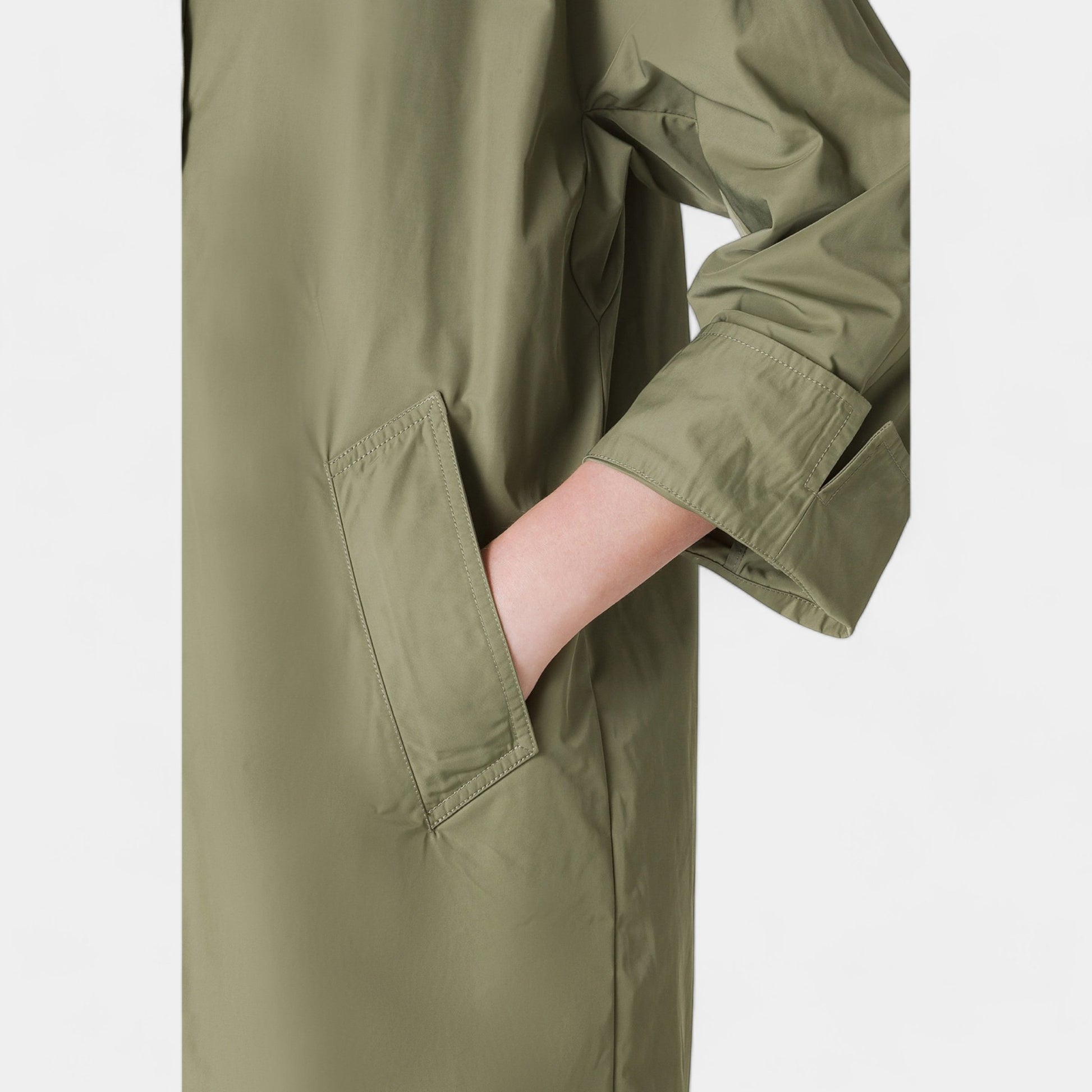 OOF WEAR Oof Wear Trench in nylon memory - Militare - Hubert Humangoods