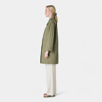 OOF WEAR Oof Wear Trench in nylon memory - Militare - Hubert Humangoods