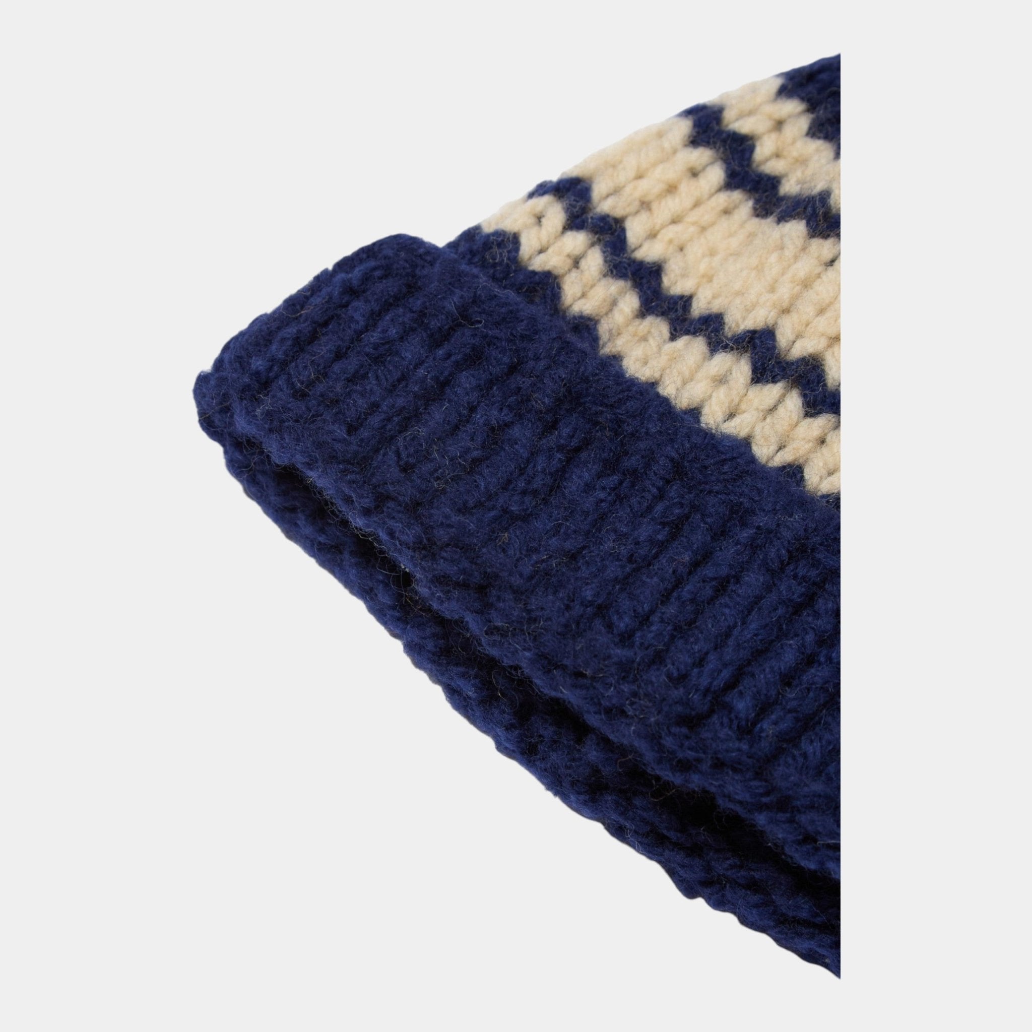 UNIVERSAL WORKS Universal Works Cappello a righe - Blu/Sabbia - Hubert Humangoods