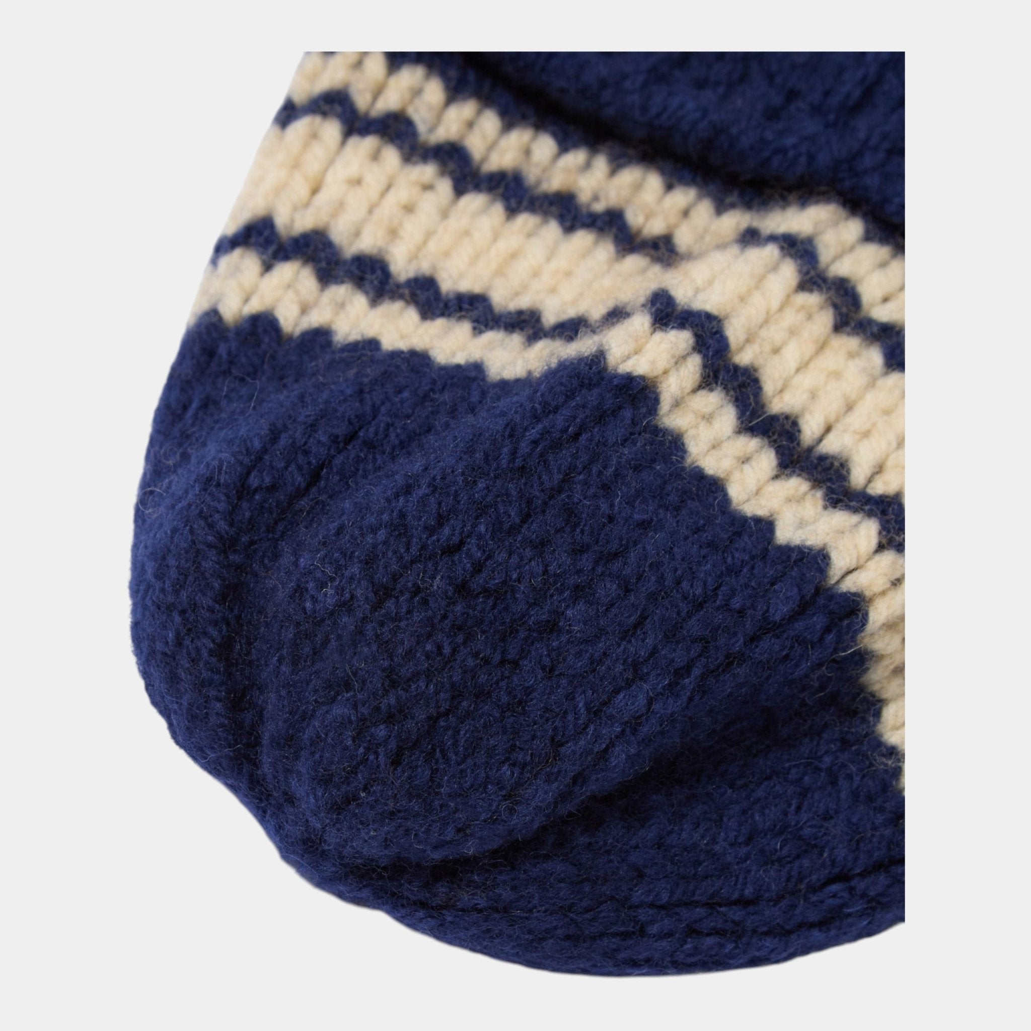 UNIVERSAL WORKS Universal Works Cappello a righe - Blu/Sabbia - Hubert Humangoods