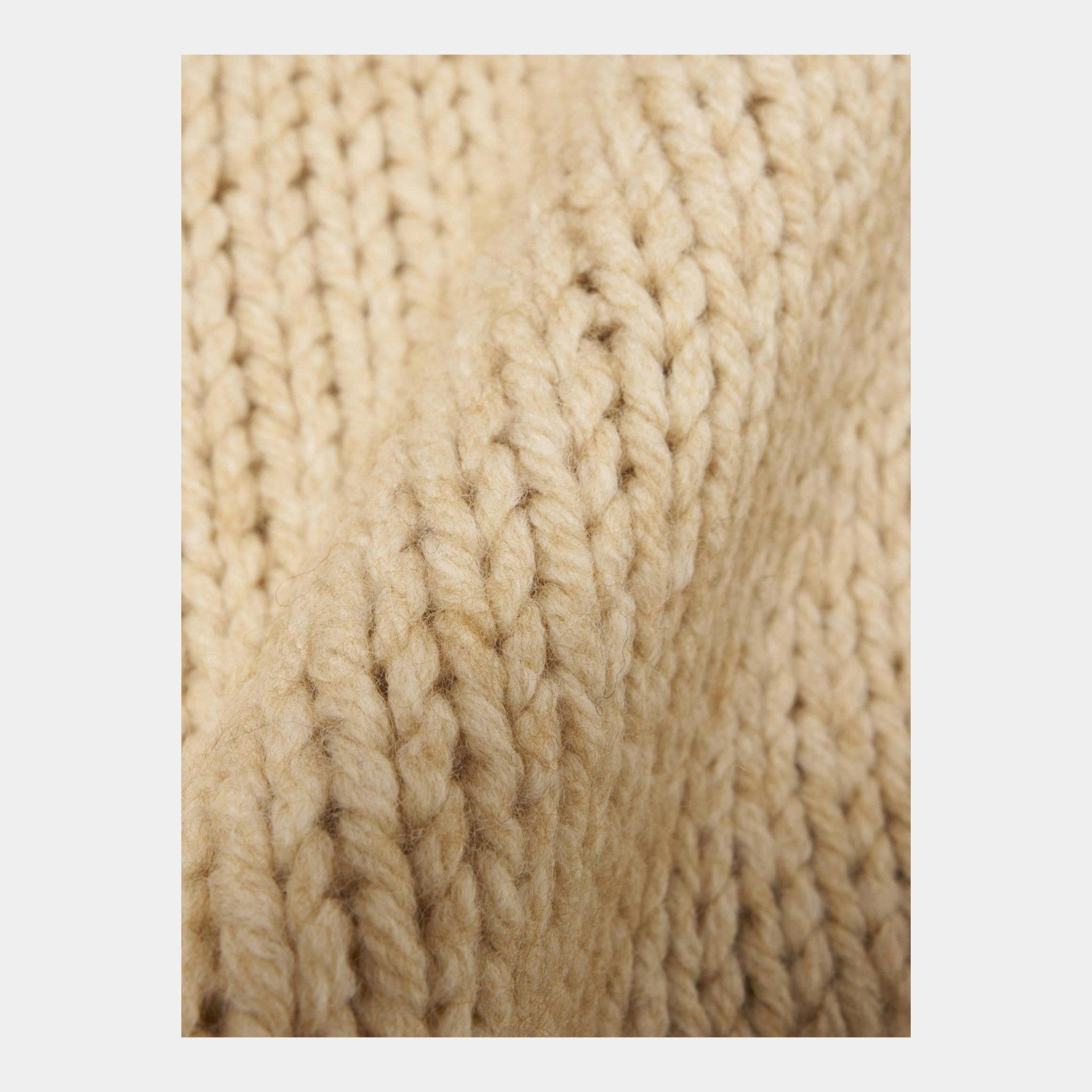 UNIVERSAL WORKS Universal Works Cardigan Langdale a righe - Sabbia/Blu - Hubert Humangoods