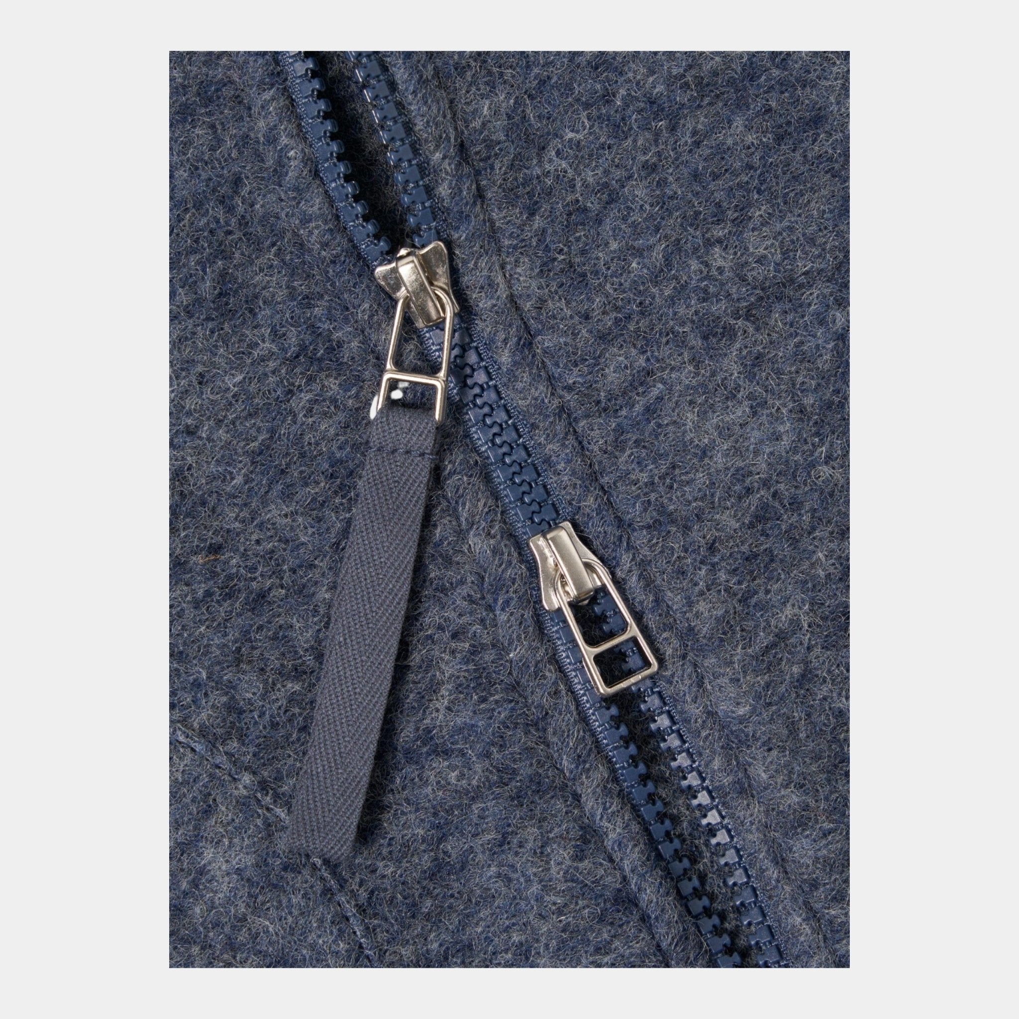 UNIVERSAL WORKS Universal Works Gilet in lana cotta - Azzurro - Hubert Humangoods