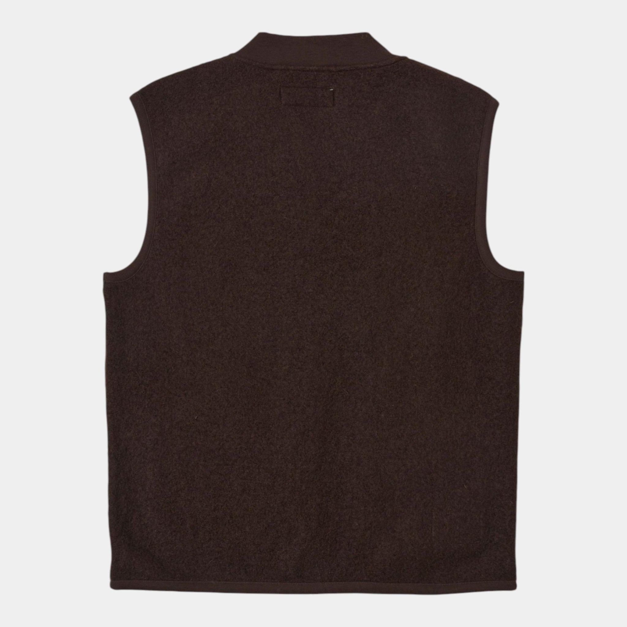 UNIVERSAL WORKS Universal Works Gilet in lana cotta - Marrone - Hubert Humangoods