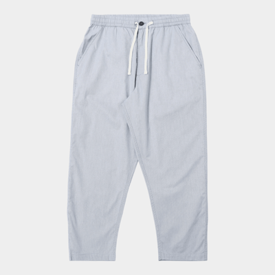 Universal Works Pantalone Hi Water a righe leggero - Riga Azzurra