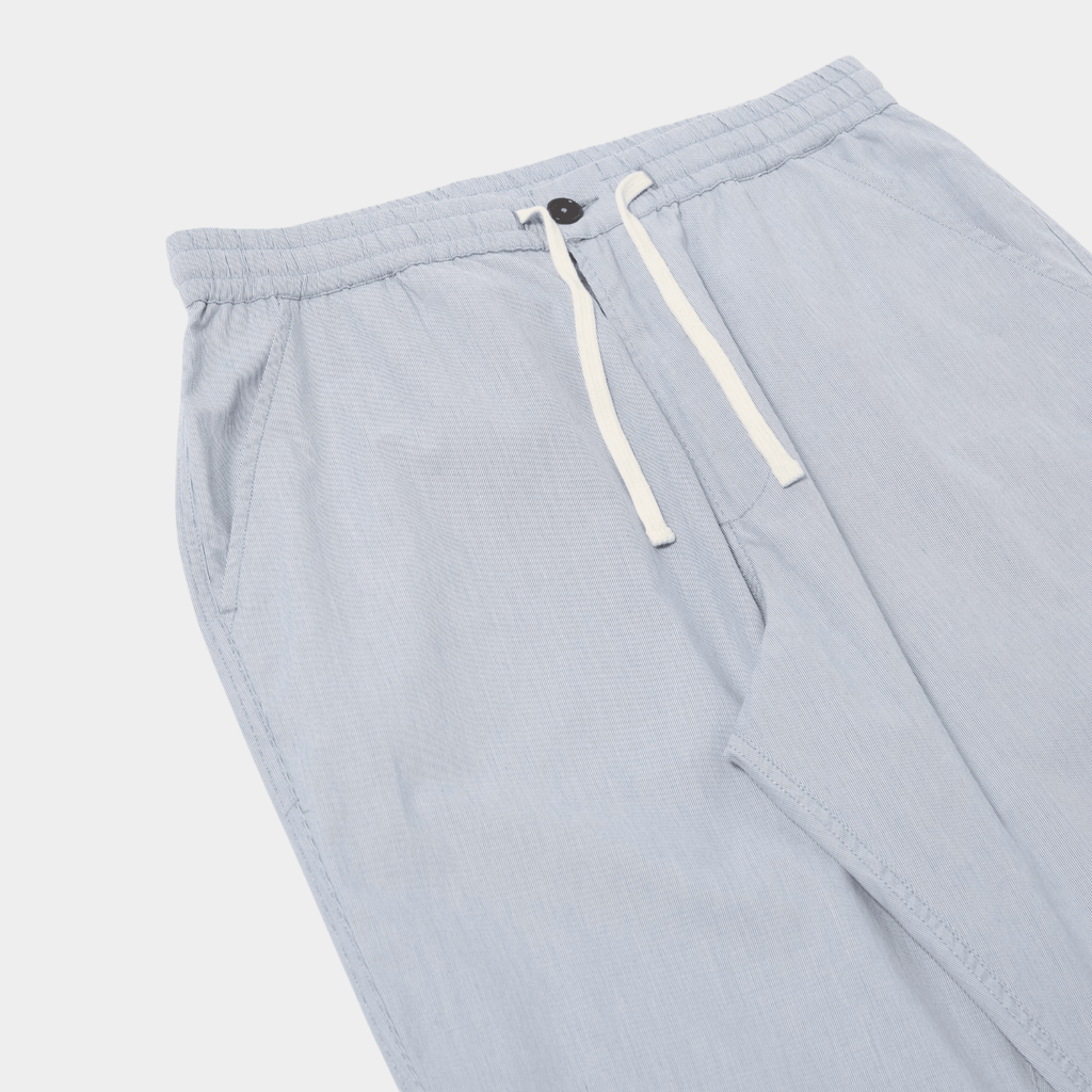 UNIVERSAL WORKS - Universal Works Pantalone Hi Water a righe leggero - Riga Azzurra/5 - Hubert Humangoods