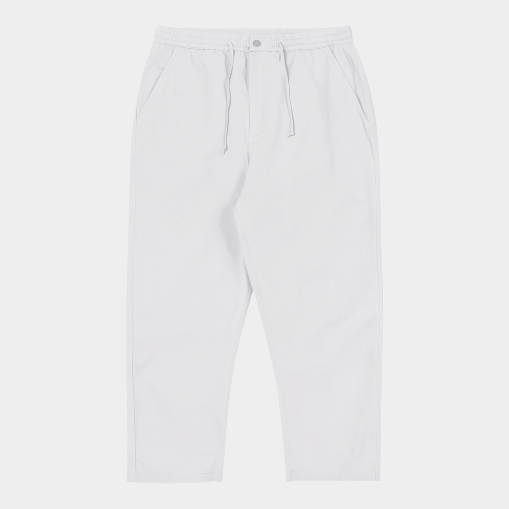 UNIVERSAL WORKS - Universal Works Pantalone Hi Water in twill di cotone - Bianco/1 - Hubert Humangoods