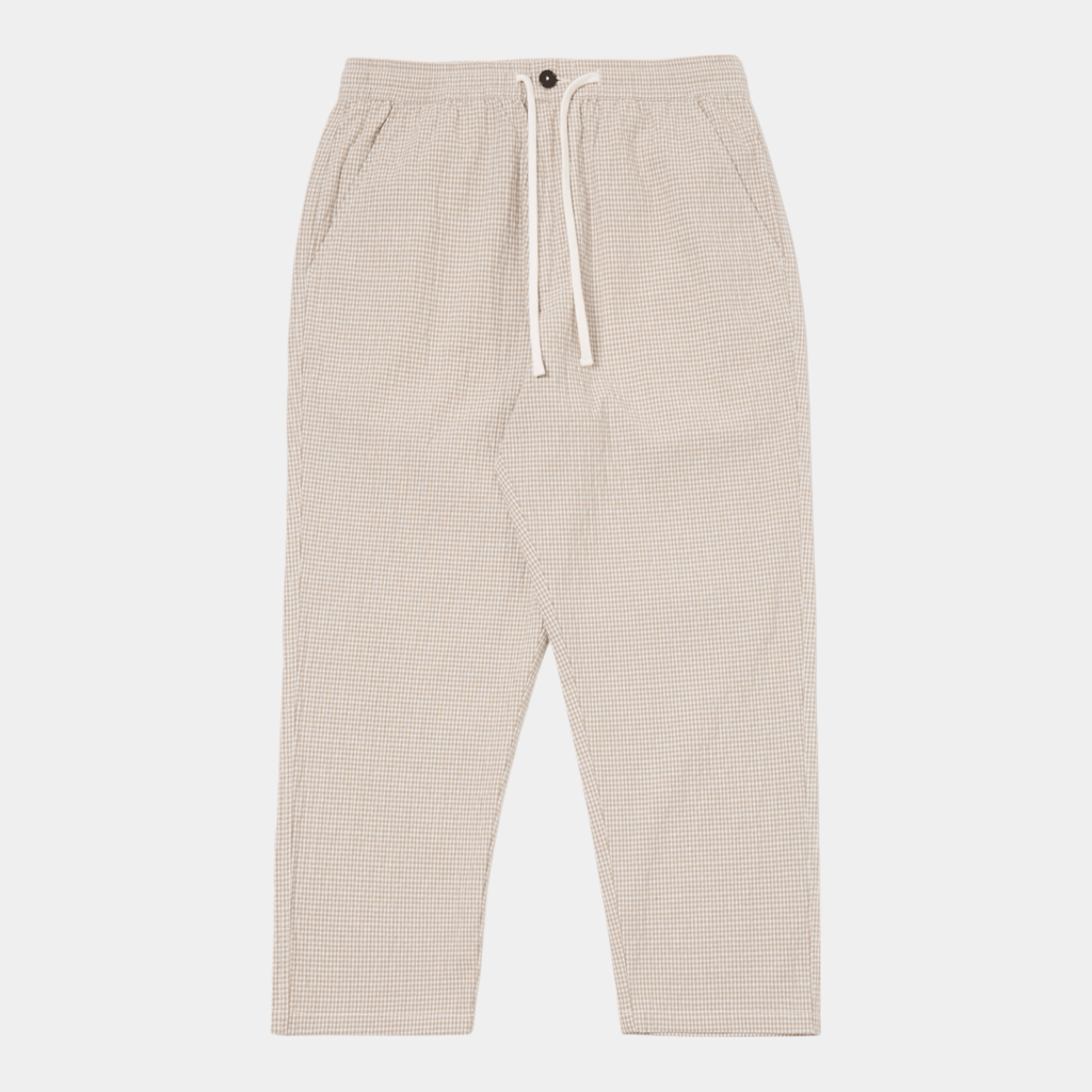 UNIVERSAL WORKS Universal Works Pantalone Hi Water quadrettino - Beige - Hubert Humangoods
