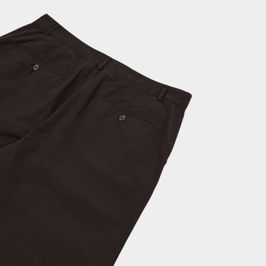 UNIVERSAL WORKS - Universal Works Pantalone Military chino Canvas - Liquirizia/5 - Hubert Humangoods
