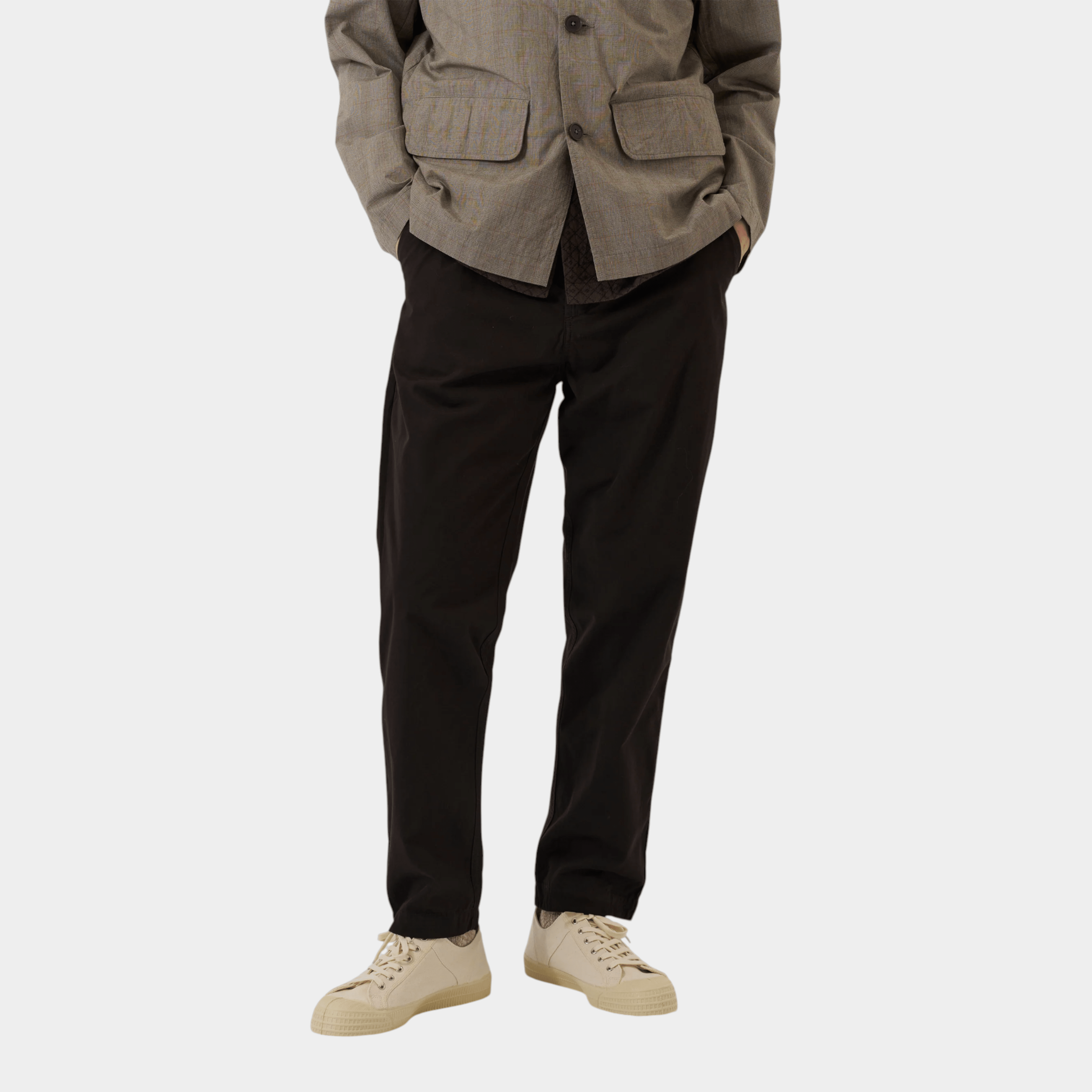 UNIVERSAL WORKS - Universal Works Pantalone Military chino Canvas - Liquirizia/2 - Hubert Humangoods