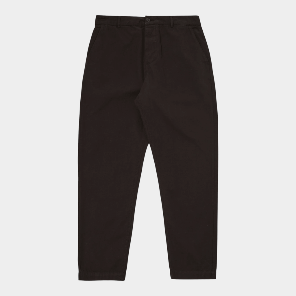 UNIVERSAL WORKS - Universal Works Pantalone Military chino Canvas - Liquirizia/1 - Hubert Humangoods