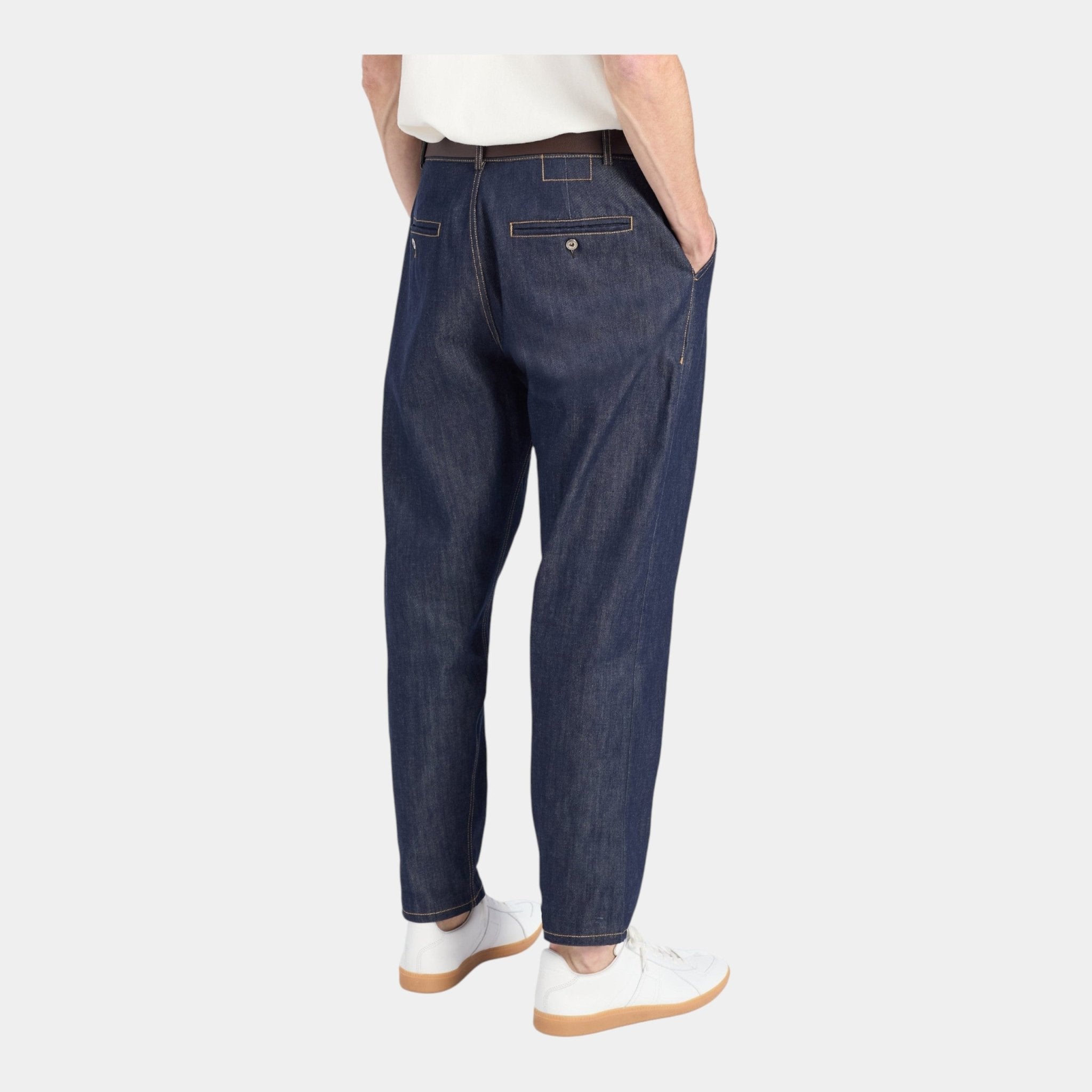 UNIVERSAL WORKS Universal Works Pantalone Military Chino denim - Indaco - Hubert Humangoods