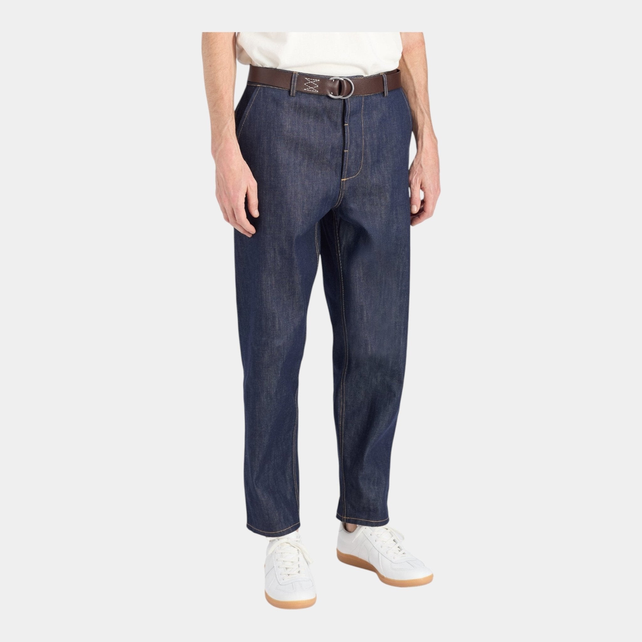 UNIVERSAL WORKS Universal Works Pantalone Military Chino denim - Indaco - Hubert Humangoods