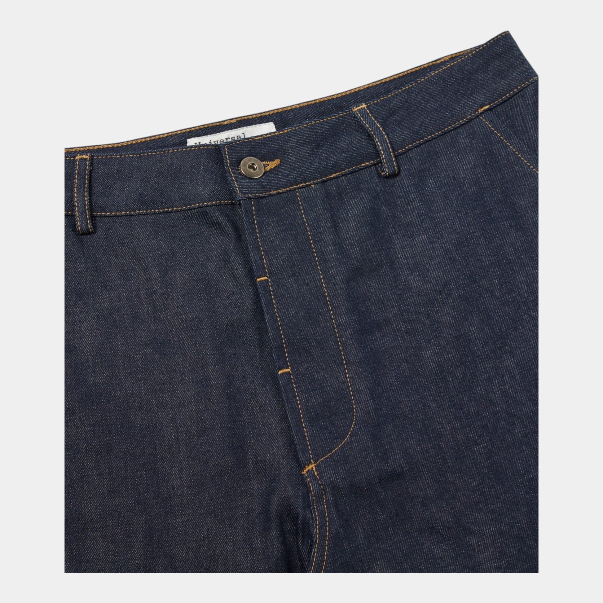 UNIVERSAL WORKS Universal Works Pantalone Military Chino denim - Indaco - Hubert Humangoods